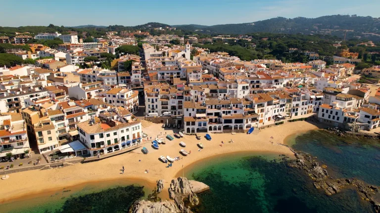 vista aerea de Calella de Palafrugell